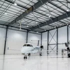 Q235 Q345 prefabricated light fabric aircraft steel warehouse hangar