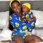Onesie Wholesale Cheap Onesie Long Sleeve Nightwear Parent-child Clothes Mommy And Me Onesie Pajamas