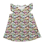 Bulk wholesale clothing summer newest flower print girls dress custom baby dress