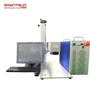 20w fiber laser marking plastic pvc id card laser printer
