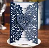 Wholesale Peel Paper Elegant Floral Heart Luxury Wedding Invitation With Hollow Laser Cut Invitation Card Party Invites