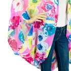 customizatoin new chiffon floral print casual soft and breathe womens beach kimono