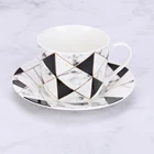 And Cup And Saucer Set New Bone China Coffee Tea Cups And Saucers
