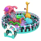 Customized Kids Fun City Inflatable Theme Park For Sale