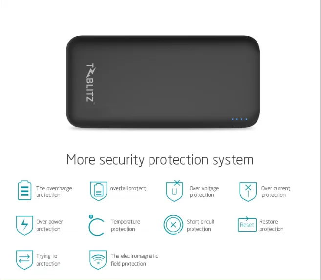 QC3.0Power Bank 10000mAh Portable Charger For Samsung Xiaomi mi Mobile Li-polymer BatteryPowerbank 10000 mAh Poverbank Phone - ANKUX.COM