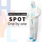 Nurse Chinese Factory Clothing Nurse White Ppe Protective Suit Medical