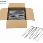 Type Staples Galvanized Or Pvc Coated U-turf Nail/U Type Sod Staples