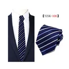 Custom silk men stripe floral jacquard woven neck tie with logo