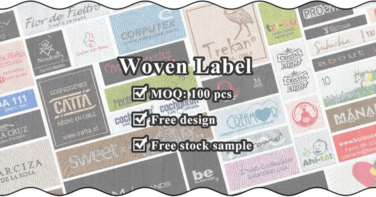 Custom Satin Woven Label - CRUZ LABEL