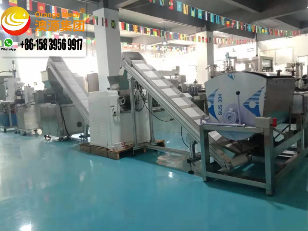 Long Service Time Kg H Complete Solid Toilet Soap Making Machine