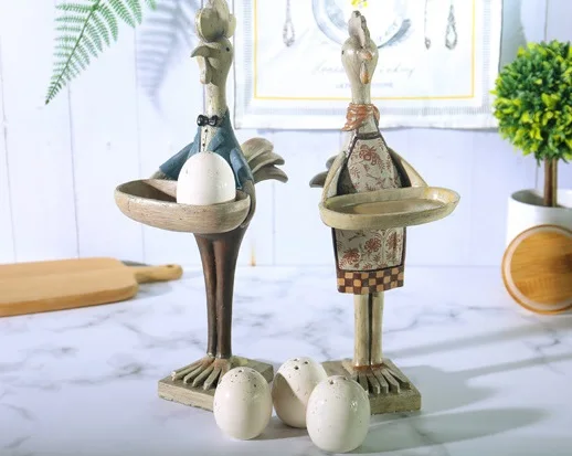 Миниатюрный смолы животных страна сидя стоя Цыпленок петух фигурка Кухня настольный украшения модель статуя ремесло игрушка