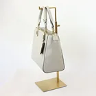 Factory price counter standee Adjustable gold bag display stand