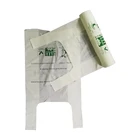 Eco friendly extra large biodegradable compostable plastic corn starch grocery bag shopping bag