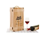 Wooden Gift Box Antique Design Wooden Box Wine 2 Bottle Gift Box