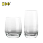 Beautiful shape design transparent clear whiskey liquor beer water wine DOF glass tumbler cup