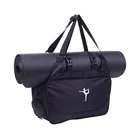 waterproof oem sports duffel bag for yoga mat with custom printing logo pink duffle gym bag shoe with compartment for girl big