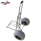 Folding fishing aluminium beach hand cart