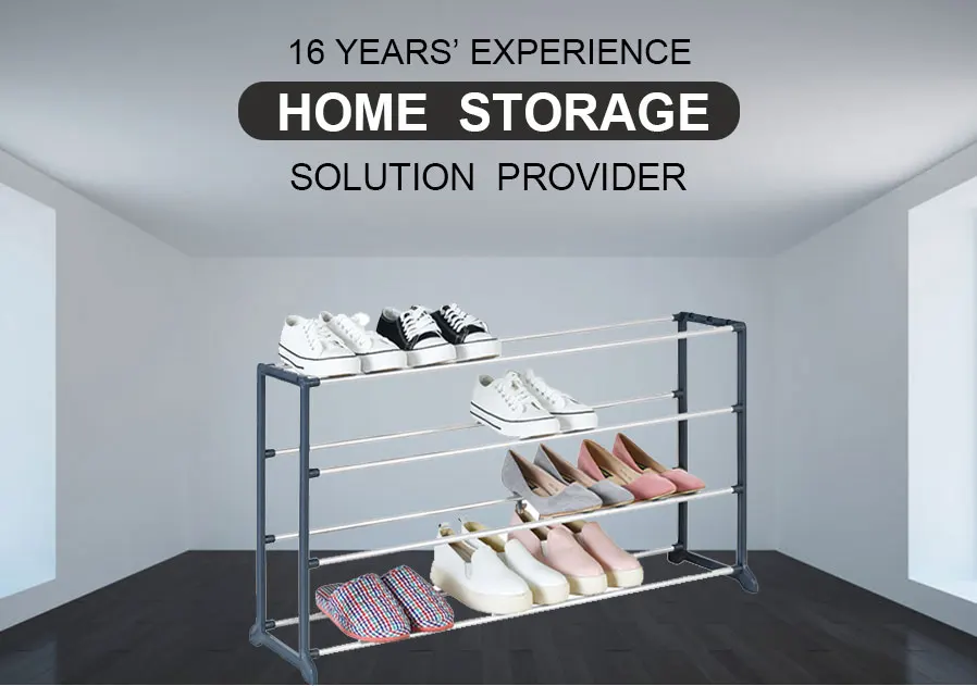 4 pair shoe rack