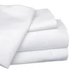 luxury cotton hotel and hospital bed sheet white flat sheet