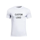 Cheap Price $1.3 Custom LOGO Printing Plain White T shirts for Men/Wemen