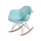 Wholesale cheap living room furniture pp seat rms and beech soild wood legs leisure rocking chair
