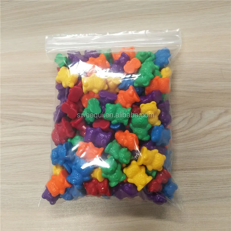 Educational Plastic Counting Bears 120 pieces per set