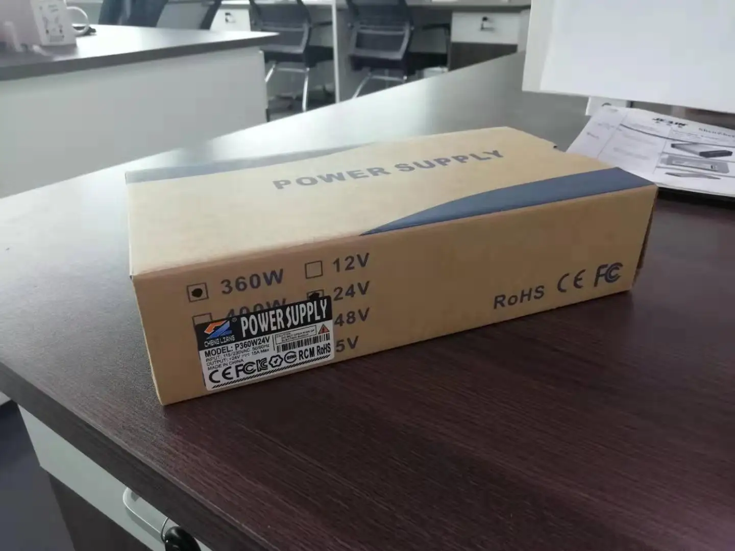 24v power supply switching , 400w double fan lightbox led power