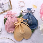 Deluxe customized velvet jewelry storage drawstring pouch wedding candy gift bag