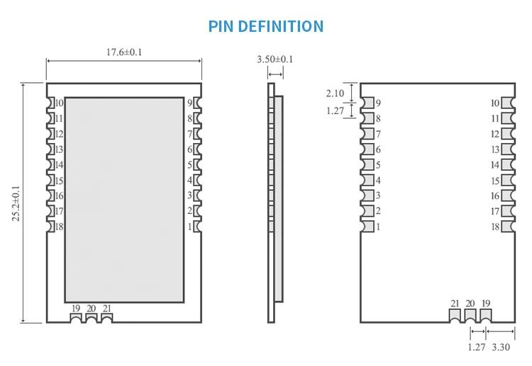 Cleqee-2 E19-433M20SC SX1278 GFSK 433M 5km Long Range Wireless Receiver Transceiver LoRa 433MHz RF Module - ANKUX.COM