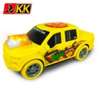 Electronic Toy RTS KKTOYS 1:24 Music Brick Truck Light And Sound Orange 3699-DS2 Block Toys Children Car Baby Electric Car