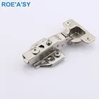 ROEASY furniture hardware 35mm Cup Clip-on hydraulic Soft closing concealed hinge with 3d hinges
