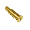 Custom CNC milling service precision Swiss Turning of a Brass Plug used in a lock assembly