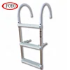 China Foyo Marine Accessories aluminium ladder portable 3 step ladder with hook