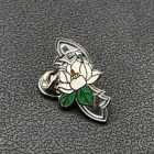 Free sample Custom Hard Enamel Flower Lapel Pins Metal For Gifts