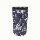 Guangzhou Spices Herps Loose Tea Self Sealing Craft Cardboard Paper Can Cylinder Packaging Tubes With Wood Lid