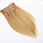 2019 best selling clip in human hair extension wholesale