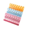 Colorful Plastic Laundry Clip Clothespin Pegs