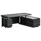 Modern executive luxury office furniture Wooden large capacity executive desk