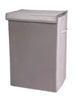 Large Folding velvet Laundry Hamper, Waterproof Rolling Clothes Hamper Basket Bin for Dirty Clothes Storage