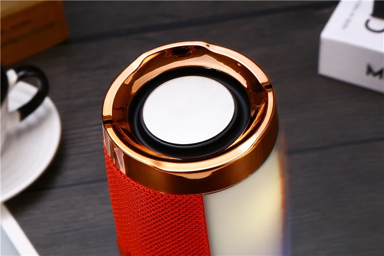 E11 2.0 1200MA 10w hand free call 7inch custom mini portable blue tooth with colors led light tws wireless speakers - ANKUX.COM