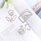 Clip With Logo Metal Clip Custom Made Precision Metal / Stainless Steel Paper Clip With DIY Logo Pattern