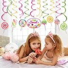 baby shower party supplies 30 Cts PVC hanging decor for children sweet birthday lollipop candy party decorations