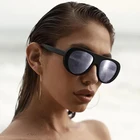 Fashion Big Frame Frog Cheap Plastic Sunglasses Thick Frame UV400 Shield Glasses Women