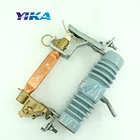 YIKA YK6-11 300a bronze cutout fuse spare parts 11kv porcelain electrical power drop out cut-out