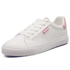High Quality Customized Fashion 35-40 Size Women flats casual Shoes Spring white shoes