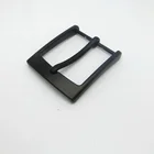 ZX035 new product 35mm zinc alloy metal die casting electrophoresis black pin belt buckle
