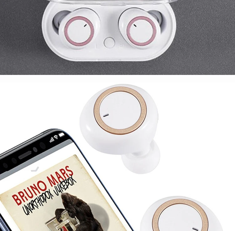 TWS 199 Free Shipping China Factory High Quality Wireless Stereo Earbuds OEM ODM Logo print TWS True Wireless Earbuds 5D Stereo - ANKUX.COM