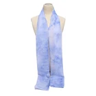 Wholesale Long Style Tie Dyed Cotton Scarf Shawl Custom Digital Printed Women Natural Cotton Voile Scarf Hijab