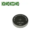 Hot selling Kingkong Brand LIR1220 3.6V 8mAh Lithium Li-ion rechargeable button cell battery