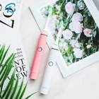 custom sonic wave ultrasound electric battery power toothbrush